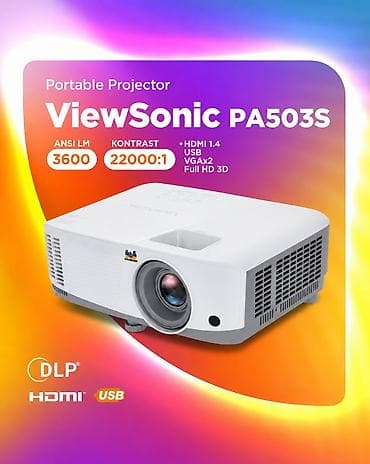 iphone 11 pro qutusu: İşlənmiş Stasionar Proyektor ViewSonic, Ünvandan götürmə, Ödənişli çatdırılma — 1