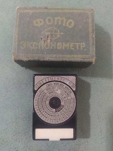 Foto və videokameralar: Sovet istehsalı “Foto Ekspozimetr” – mexaniki işıqölçən/ekspozimetr — 2
