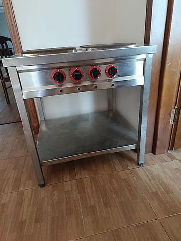 rokos: Peşəkar mətbəx üçün paslanmayan poladdan elektrik soba-plita - 4 — 1