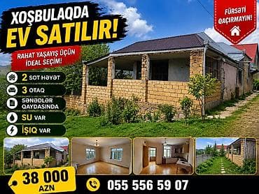 Xoşbulaqda ev satılır – rahat yaşayış üçün ideal seçim! - 2 sot