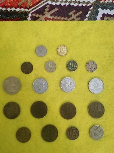 gitara sim: SSR dövrünə aid sikkələr dəsti - 1 rubl sikkələri: müxtəlif illər — 6
