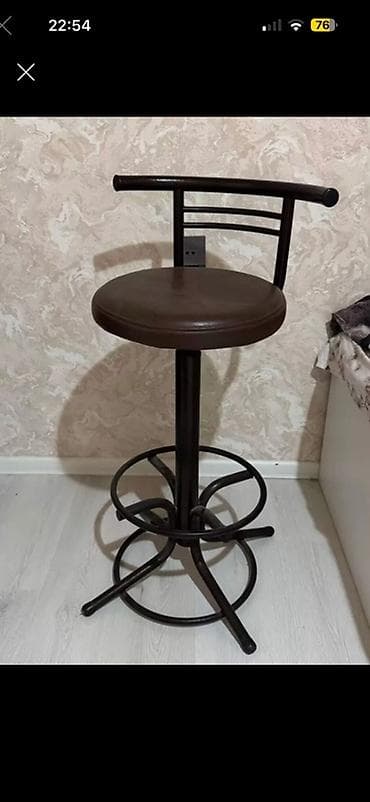 komputer stolları: Metall karkaslı bar taburesi - Material: möhkəm metal karkas — 1