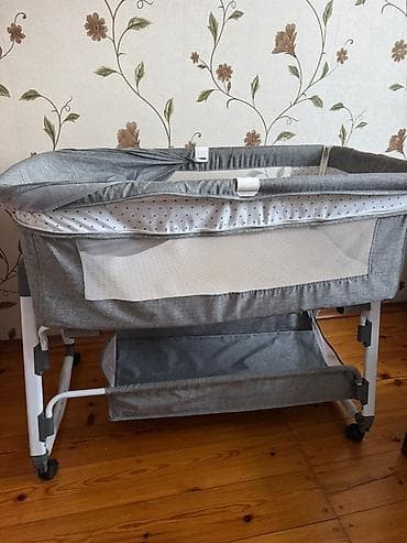 Oğlan və qız üçün, İşlənmiş, Dördbucaq, Beşik, Dəstsiz, Matras ilə, Yellənmə mexanizmsiz