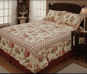 Döşəklər: Yeni Böyüklər üçün İki nəfərlik 4 fəsil Pambıq Pastel dəsti, Ödənişli çatdırılma — 1