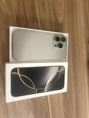 npad 16: IPhone 16 Pro, 128 GB, Natural Titanium, Simsiz şarj — 1
