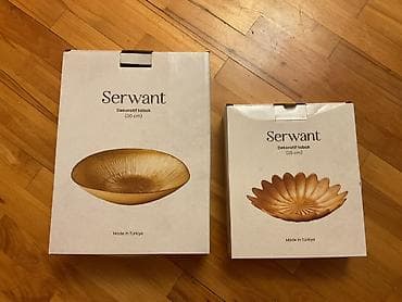 Servant dekorativ qab dəsti - Brend: Servant - Məhsul tipi: Dekorativ