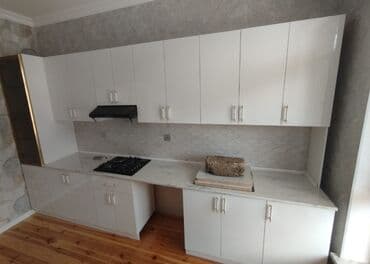 embavud metbex mebelleri: Müxtəlif üslublarda, müxtəlif materiallardan hazırlanmış mətbəx — 8