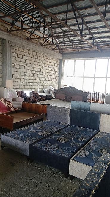 Mebel və məişət texnikası çeşidləri - Yataq bazaları: İki hissəli