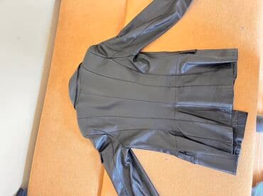 dəri jaket: Qara dəridən qadın plaş/kurtka - Brend: ZURIH LEATHER (etiket — 2