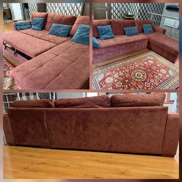 kunc divanl: Künc divan, Açılan, Bazalı, Vеlur parça — 1