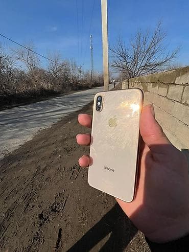 IPhone Xs, 256 ГБ, Серебристый, Битый