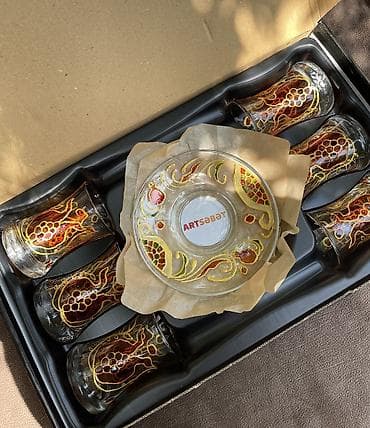 Armudu stəkanlar, 6 ədədli dəst lalafo.az -da Armudu stəkanlar, 6 ədədli dəst