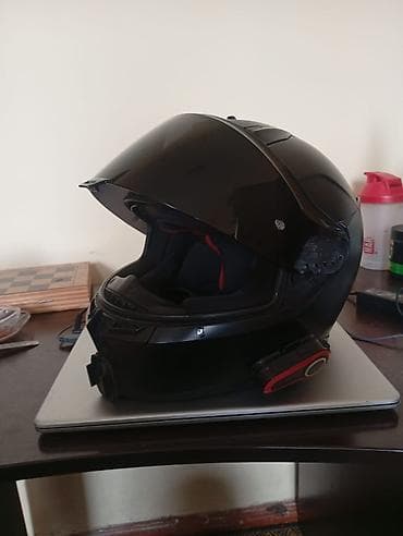 motor 80cc: Shark kaska - Tam üzlüq (full-face) dizayn: geniş, tündləşdirilmiş — 2