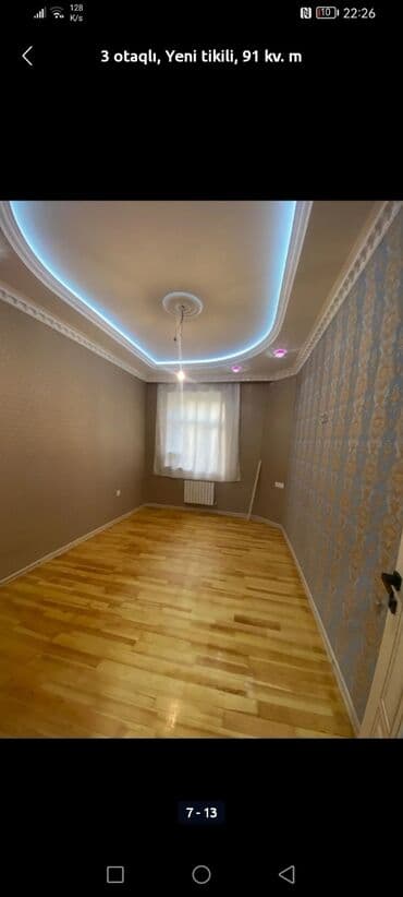 4 комнатные квартиры: 3 otaqlı, Yeni tikili, 91 kv. m — 8