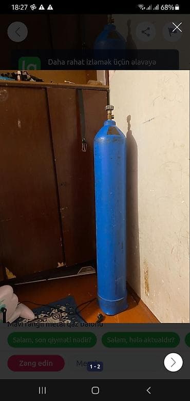 Шланги: Qaz balonları – metal, yüksək təzyiqə davamlı 2sində birgə satıram — 2