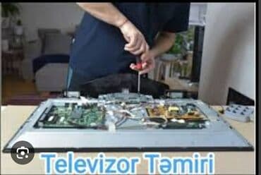 Sifarişlə əl işləri: Televizor usta temir led lsdi smart tevelerin temiri peyk antenlerinin — 5