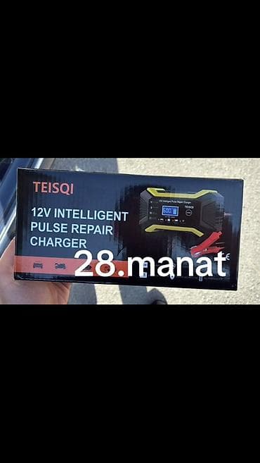masin apteckasi: 12V akkumulyatorlar üçün şarj cihazı - LCD ekran: gərginlik, cərəyan — 1