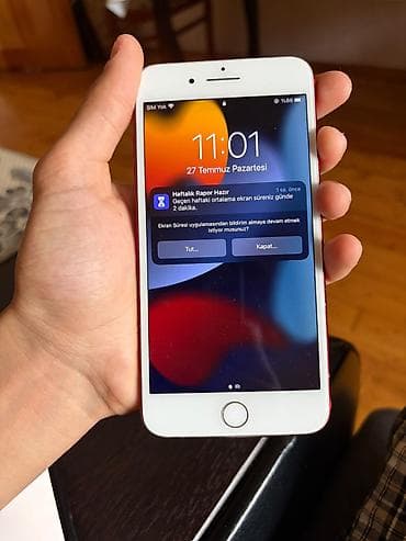 iphone 7 batareya: IPhone 7 Plus, 128 GB, Qırmızı, Barmaq izi — 4