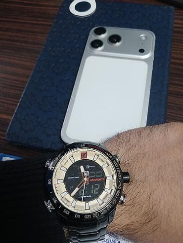 pagani design: İşlənmiş, Qol saatı, NaviForce, rəng - Qara — 2
