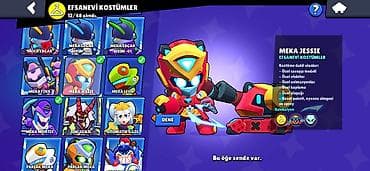 10 line: Brawl Stars hesabı təcili satılır. 12 əfsanəvi, 7 hipersarj skini — 3