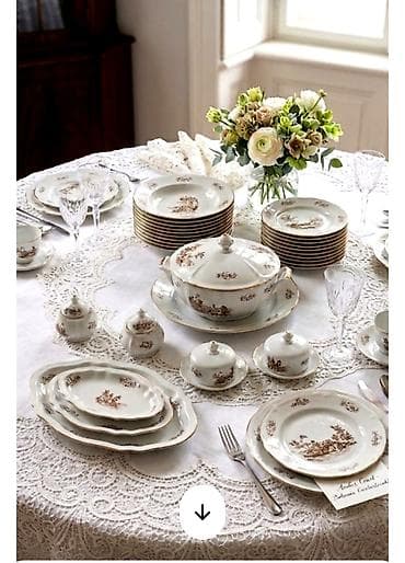 gence qab qacaq: Nahar dəsti, Farfor — 4