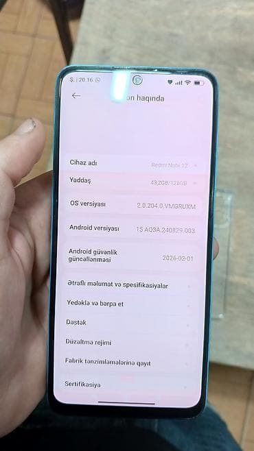 mi 13 ultra: Redmi Note 12, 128 GB, rəng - Mavi — 3