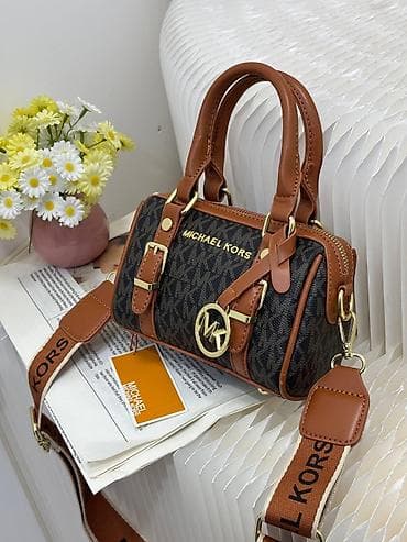 Çantalar: Michael Kors monoqramlı mini barrel çanta – gündəlik və şık istifadə — 3