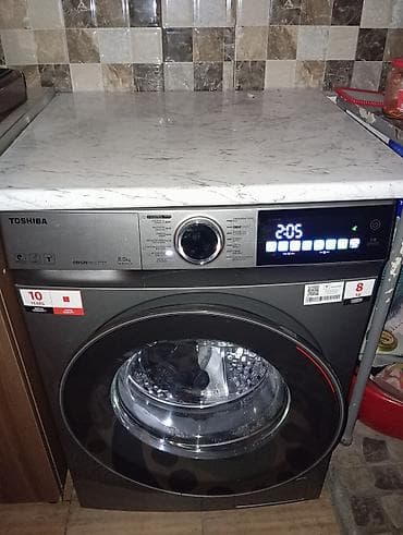 qapi celengi: Toshiba önyükləməli paltaryuyan maşın - Yük həcmi: 8 kq (etiketdə — 5