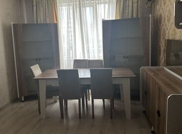 mebel dəsti: İşlənmiş, Dolab, Komod, Masa və oturacaqlar, Kredit yoxdur, Türkiyə — 1