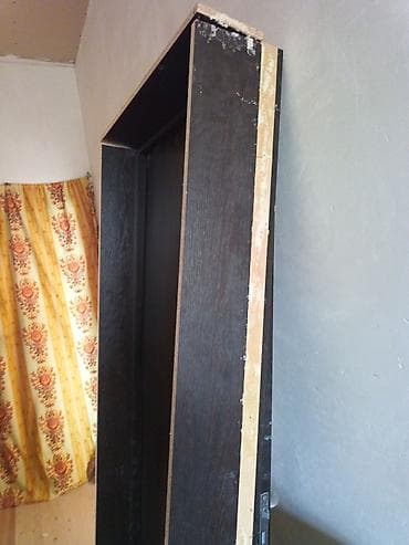 gencede qapi: Otaq qapısı – şüşəli dizayn - Material: ağac əsaslı panellər — 2