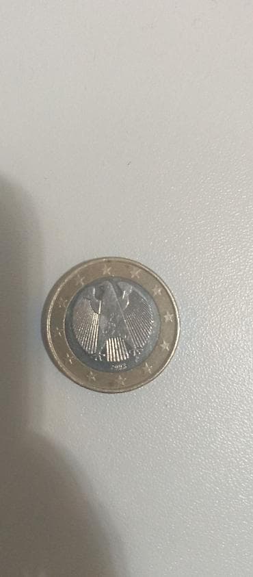 Məhsul: 1 avro sikkəsi (Almaniya) Xüsusiyyətlər: - Nominal: 1 EUR - — 2