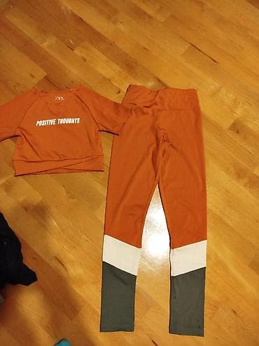 Uşaq geyimi və ayaqqabıları: Uşaq idman dəsti – 2 parçalı - Brend: ZARA (etiketdə görünür) - Üst — 2