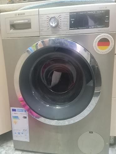 qapi setkalari: Bosch Serie 8 yükləməli paltaryuyan maşın - Tutum: 9 kq - Maks. sıxma — 1