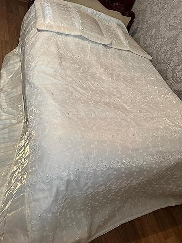 Pastel dəstləri: Yataq üçün rəng - Ağ Yataq örtüyü — 1