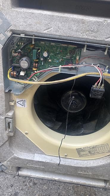 Panasonic tavan kondisoneri. Fan plata radiatorlar qaydasindadir — 6