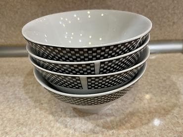 Kasalar: Kasalar, 4 ədədli dəst, rəng - Ağ, Keramika, Türkiyə — 3