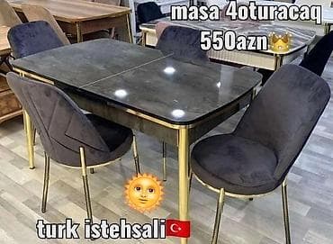 metbex stol ve stullari: Masa ve oturacaqlar — 1