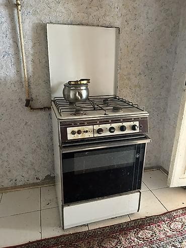 Qaz sobası Ayrıca dayanan, 4 gözlü