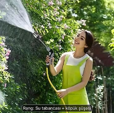 su tabancası: Avtomobil yuma və bağ suvarma üçün çoxfunksiyalı su tabancası – köpük — 3