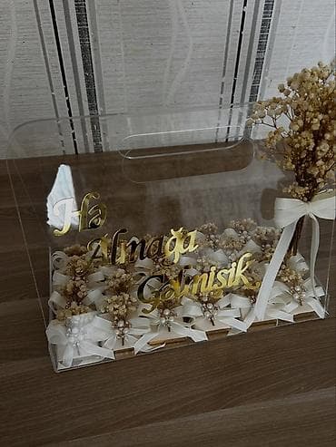 canli urek sekilleri: Xonça üçün dekorativ şokolad dəsti - Nişan, xına, söz kəsimi — 2
