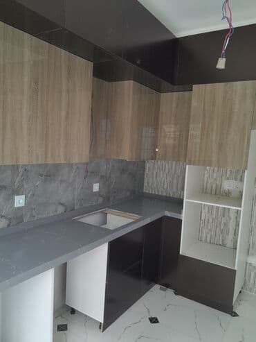 akrilik: Sifarişlə mətbəx dəsti, Özü çəkən petlələr, MDF, Kredit var, Pulsuz çatdırılma — 9