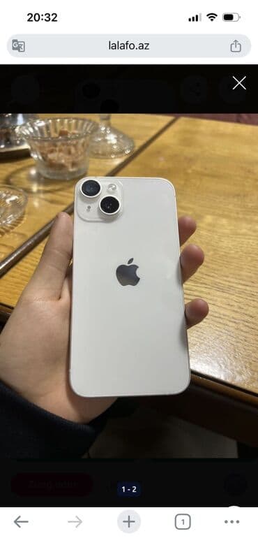 IPhone 14, 128 GB, Ağ, Face ID