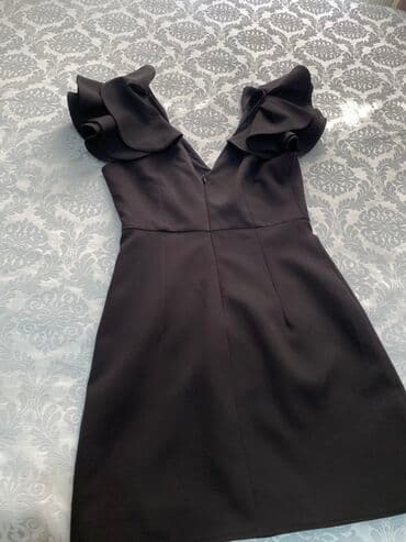 танцевальные группы на свадьбу: Qara kokteyl donu – Brenda & Melrose - Rəng: dərin qara - Kəsim — 1