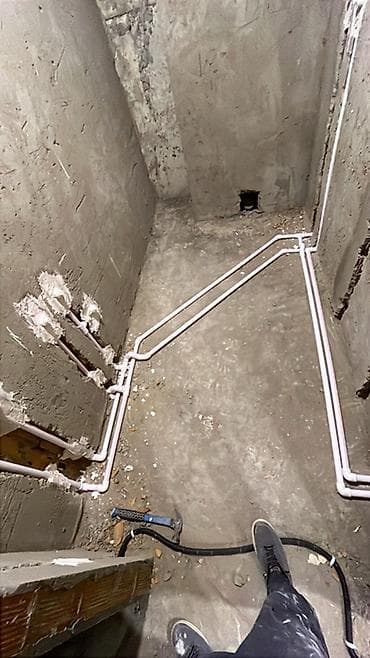 Ремонтные работы: Xidmət: Suvaq altı santexnika və isti döşəmə (su əsaslı) — 4