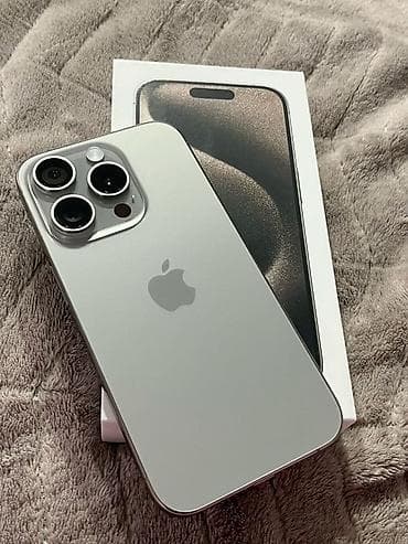 IPhone 15 Pro, 128 GB, Gümüşü, Face ID