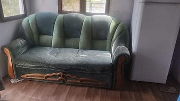 İşlənmiş, Divan, 2 kreslo, Divan, Bazalı, Açılan