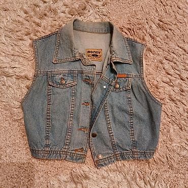 Uşaq geyimi və ayaqqabıları: Cins jelet. Kicik ölcude. S xaricden alinib 32.34,36 bedenlere ve S — 1