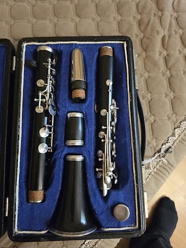 korg pa 3x pro: Klarnet dəsti – futlyarla - Boğaz, üst və alt gövdə, boru (barrel) — 2