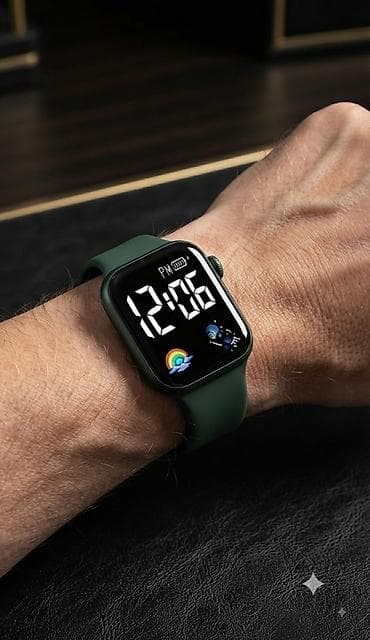 Smart saatlar: Yeni, Smart saat, Sensor ekran, rəng - Yaşıl — 2