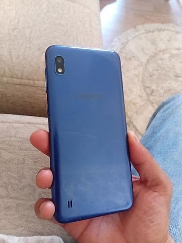 Elektronika: Samsung Galaxy A10, 32 GB, rəng - Mavi, Barmaq izi — 2